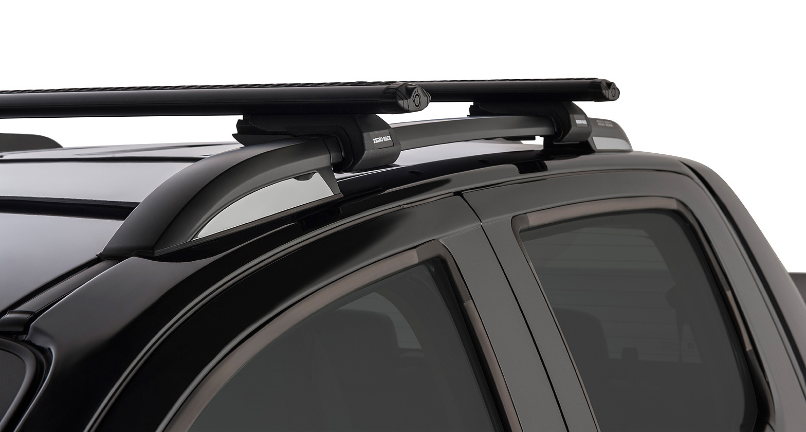 Rhino Rack JA9141 Vortex SX Black 2 Bar Roof Rack for LAND ROVER Discovery 4DR 4WD 3 91 to 3 05 With Roof Rails