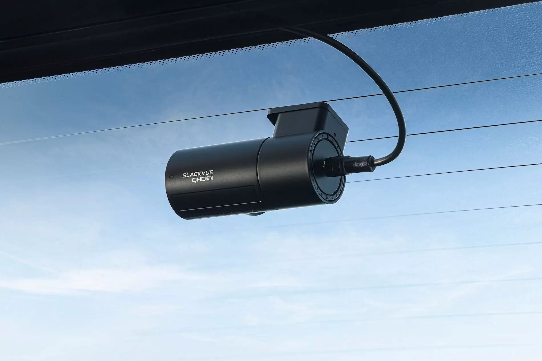 Dash cam being fitted to a vehicle windscreen at Altapac