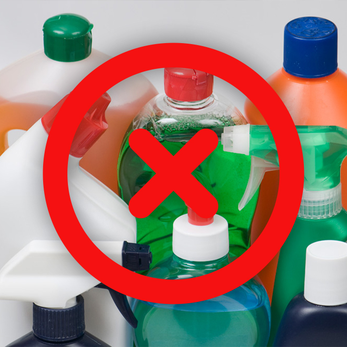 image of cleaners to avoid on tint