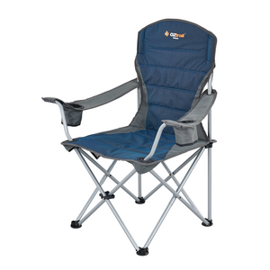 Oztrail Deluxe Arm Chair (Blue)