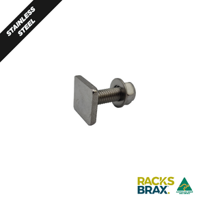 RacksBrax M8 x 25mm Square HD T-Bolt 20 x 20 x 3 (4 Pack)