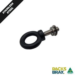 RacksBrax M8 x 25mm Eye Bolt Shank (2 Pack)