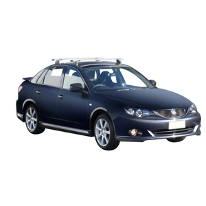 Prorack Black 2 Bar Aero Through Bar kit to suit Subaru Impreza 4dr Sedan (2008 - 2012)