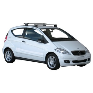 Prorack Black 2 Bar Aero Through Bar kit to suit Mercedes-Benz A-Class C169 3dr Hatch (2004 - 2012)