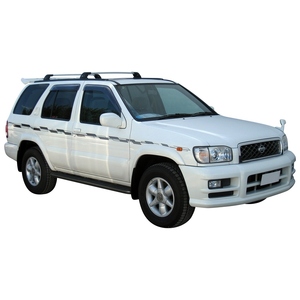 Prorack Silver 2 Bar Aero Flush Bar kit to suit Nissan Terrano Regulus 5dr SUV (1996 - 2003)