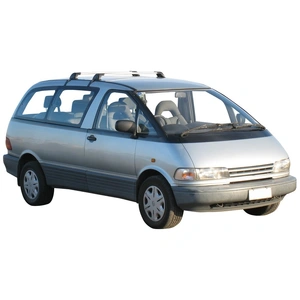 Prorack Silver 2 Bar Aero Flush Bar kit to suit Toyota Previa XL 4dr MPV (12/1990 - 1999)