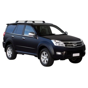 Prorack Silver 2 Bar Aero Flush Bar kit to suit Great Wall X240 5dr SUV (11/2009 - Current)