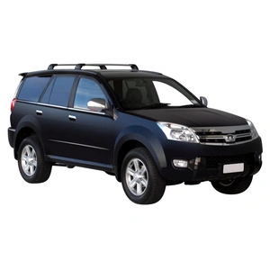 Prorack Silver 2 Bar Aero Flush Bar kit to suit Great Wall X240 5dr SUV (11/2009 - Current)