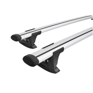 Prorack Silver 2 Bar Aero Through Bar kit to suit SsangYong Musso 5dr SUV (5/1995 - 4/2006)
