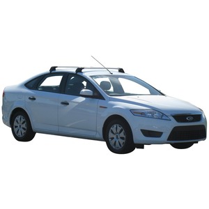 Prorack Silver 2 Bar Aero Flush Bar kit to suit Ford Mondeo 4dr Sedan (10/2007 - 2012)