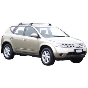 Prorack Silver 2 Bar Aero Flush Bar kit to suit Nissan Murano ST 5dr SUV (8/2005 - 2009)
