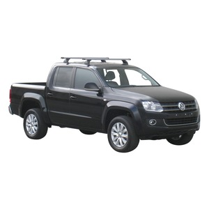 Prorack Silver 2 Bar Heavy Duty Through Bar kit to suit Volkswagen Amarok Double Cab 4dr Ute (2010 - 4/2023)