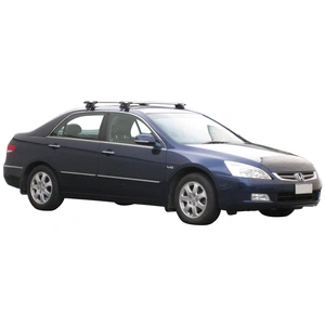 Prorack Black 2 Bar Aero Through Bar kit to suit Honda Accord 4dr Sedan (9/2003 - 1/2008)