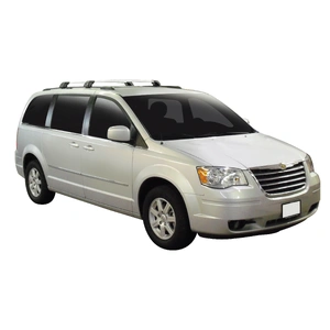 Prorack Silver 2 Bar Aero Flush Bar kit to suit Chrysler Grand Voyager 5dr MPV (2008 - Current)