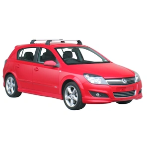 Prorack Silver 2 Bar Aero Flush Bar kit to suit Holden Astra 5dr Hatch (7/2004 - 2009)