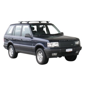 Prorack Black 2 Bar Aero Through Bar kit to suit Land Rover Range Rover 5dr SUV (7/1995 - 2002)