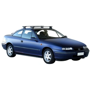 Prorack Silver 2 Bar Aero Through Bar kit to suit Holden Calibra 2dr Coupe (1989 - 1997)