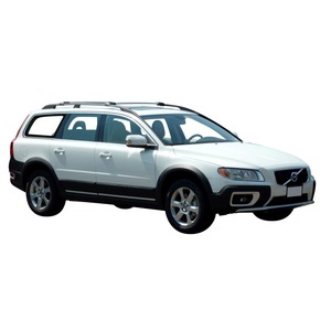 Prorack Silver 2 Bar Aero Rail Bar kit to suit Volvo XC70 5dr Wagon (2007 - 2013)