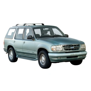 Prorack Silver 2 Bar Aero Flush Bar kit to suit Ford Explorer 5dr SUV (1995 - 2001)