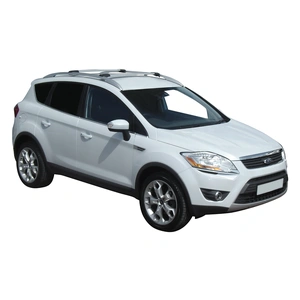 Prorack Silver 2 Bar Aero Rail Bar kit to suit Ford Kuga 5dr SUV (2011 - 2013)