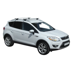 Prorack Black 2 Bar Aero Through Bar kit to suit Ford Kuga 5dr SUV (2011 - 2013)