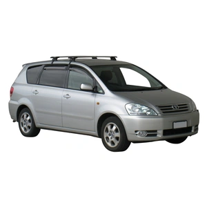 Prorack Silver 2 Bar Aero Through Bar kit to suit Toyota Ipsum 5dr MPV (2001 - 2006)