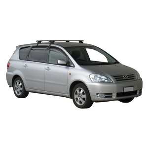Prorack Black 2 Bar Aero Through Bar kit to suit Toyota Ipsum 5dr MPV (2001 - 2006)