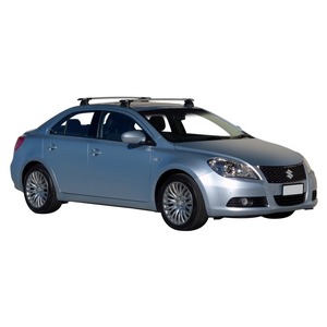 Prorack Black 2 Bar Aero Through Bar kit to suit Suzuki Kizashi 4dr Sedan (2010 - Current)