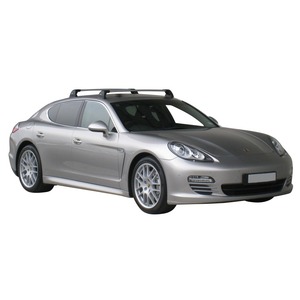 Prorack Black 2 Bar Aero Flush Bar kit to suit Porsche Panamera 4dr Sedan (2009 - 2016)