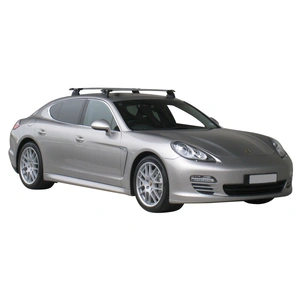 Prorack Black 2 Bar Aero Through Bar kit to suit Porsche Panamera 4dr Sedan (2009 - 2016)