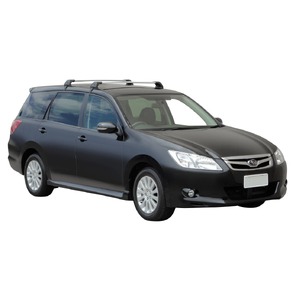 Prorack Silver 2 Bar Aero Flush Bar kit to suit Subaru Exiga 5dr Wagon (2009 - 2018)