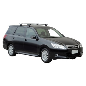 Prorack Black 2 Bar Aero Through Bar kit to suit Subaru Exiga 5dr Wagon (2009 - 2018)