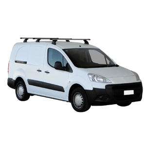 Prorack Silver 3 Bar Heavy Duty Through Bar kit to suit Peugeot Partner LWB 5dr Van (2008 - 2015)
