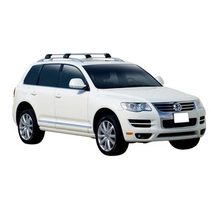 Prorack Silver 2 Bar Aero Flush Bar kit to suit Volkswagen Touareg 5dr SUV (2007 - 2010)
