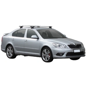 Prorack Black 2 Bar Aero Through Bar kit to suit Skoda Octavia III 5dr Liftback (2009 - 2012)