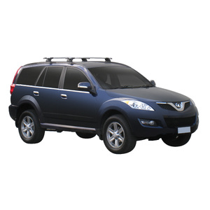 Prorack Black 2 Bar Aero Through Bar kit to suit Great Wall X240 5dr SUV (6/2011 - 2020)