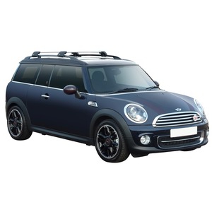 Prorack Silver 2 Bar Aero Flush Bar kit to suit Mini Clubman 5dr Wagon (2008 - 2014)