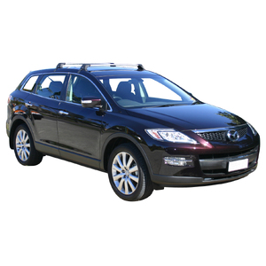 Prorack Silver 2 Bar Aero Flush Bar kit to suit Mazda CX-9 5dr SUV (2007 - 6/2016)