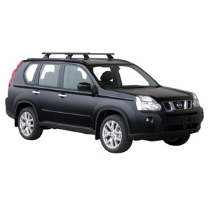Prorack Silver 2 Bar Heavy Duty Through Bar kit to suit Nissan X-Trail 5dr SUV (10/2007 - 2010)
