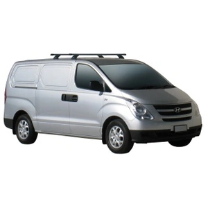 Prorack Silver 2 Bar Heavy Duty Through Bar kit to suit Hyundai H1 5dr Van (2008 - 2009)