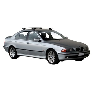 Prorack Black 2 Bar Aero Through Bar kit to suit BMW 5 Series E39 4dr Sedan (4/1996 - 9/2003)