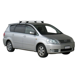 Prorack Silver 2 Bar Standard Through Bar kit to suit Toyota Ipsum 5dr MPV (2001 - 2006)