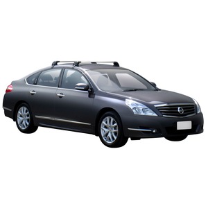 Prorack Silver 2 Bar Aero Flush Bar kit to suit Nissan Maxima 4dr Sedan (2009 - Current)