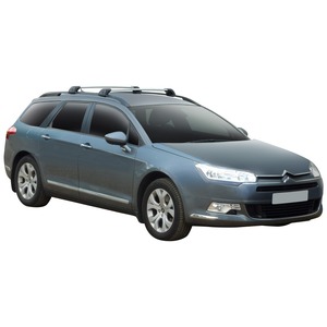 Prorack Black 2 Bar Aero Flush Bar kit to suit Citroen C5 5dr Wagon (5/2008 - 2019)