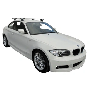 Prorack Black 2 Bar Aero Through Bar kit to suit BMW 1 Series E82 2dr Coupe (2007 - 2013)