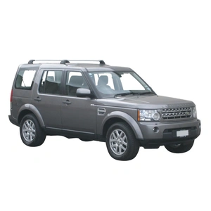 Prorack Silver 2 Bar Aero Flush Bar kit to suit Land Rover Discovery 4 5dr SUV (2009 - 3/2017)