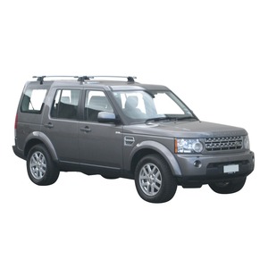 Prorack Silver 2 Bar Aero Through Bar kit to suit Land Rover Discovery 4 5dr SUV (2009 - 3/2017)