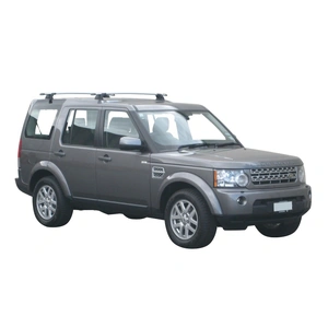 Prorack Silver 2 Bar Aero Through Bar kit to suit Land Rover Discovery 4 5dr SUV (2009 - 3/2017)