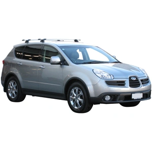 Prorack Black 2 Bar Aero Through Bar kit to suit Subaru Tribeca 5dr SUV (11/2006 - 11/2007)