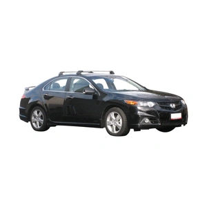 Prorack Silver 2 Bar Aero Flush Bar kit to suit Honda Accord Euro 4dr Sedan (6/2008 - 2012)